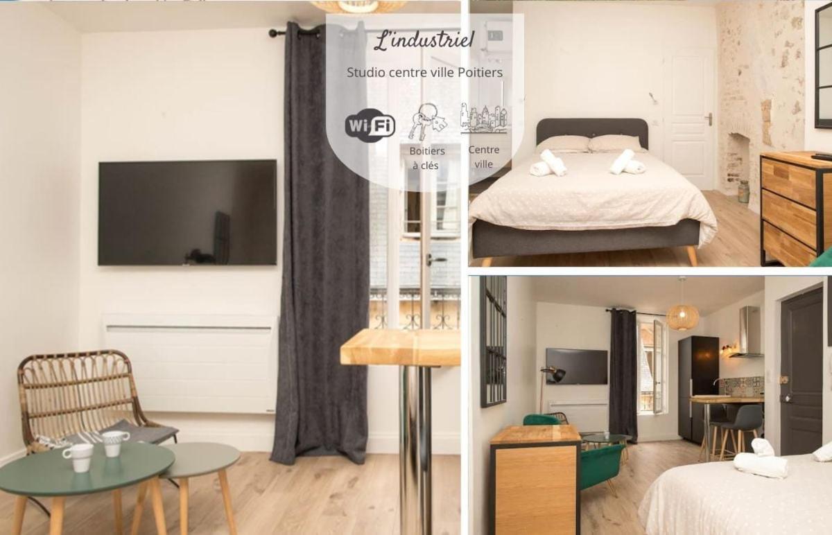 Grand Studio Industriel Dans Le Centre Historique Apartment ปัวติเยร์ ภายนอก รูปภาพ